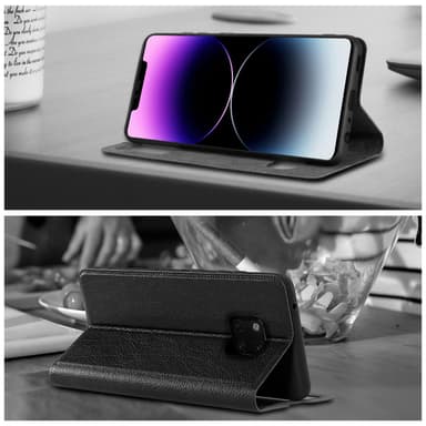 Huawei MATE 20 PRO lommebokdeksel cover (svart)