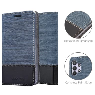 Samsung Galaxy A32 4G lommebokdeksel etui (blå)