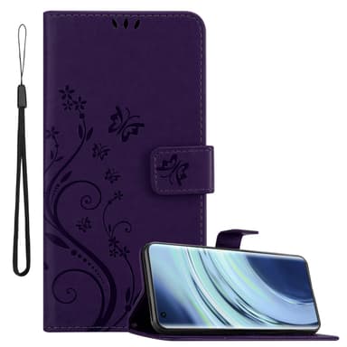 Xiaomi Mi 11 5G lommebokdeksel Blomster (lilla)