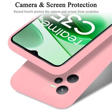 Realme C35 / Narzo 50A PRIME silikondeksel case (rosa)