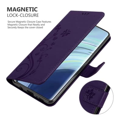 Xiaomi Mi 11 5G lommebokdeksel Blomster (lilla)
