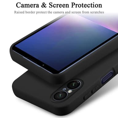 Sony Xperia 5 V silikondeksel case (svart)