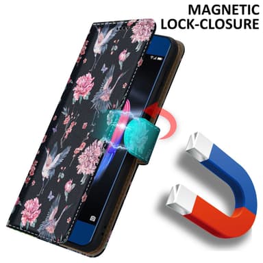 Honor 9 lommebokdeksel etui (svart)