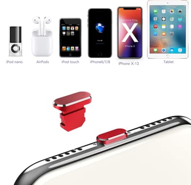 Beskyttelsesdeksel for iPhone Støvtett plugg