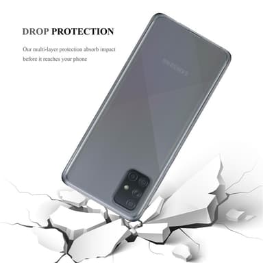 Samsung Galaxy A71 4G deksel ultra slim (gjennomsiktig)