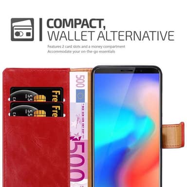 Cubot J3 PRO lommebokdeksel etui (rød)