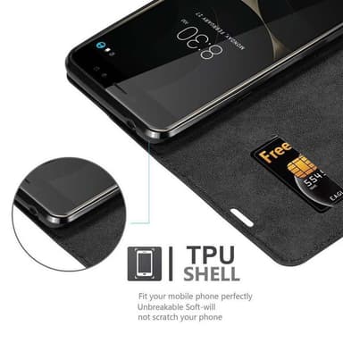 ZTE Nubia N1 LITE lommebokdeksel case (svart)