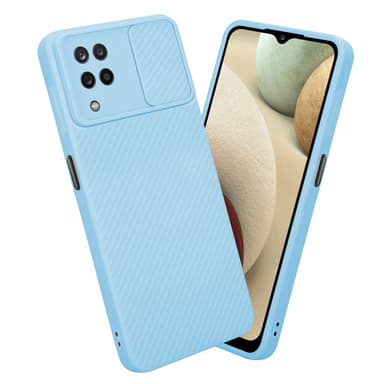 Deksel Samsung Galaxy A12 / M12 cover (blå)