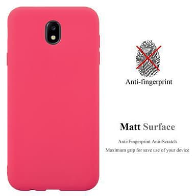 Deksel Samsung Galaxy J5 2017 Silikon cover (rød)