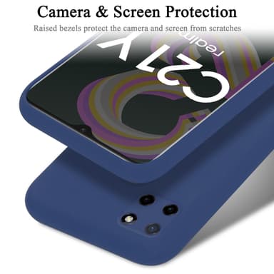 Realme C21Y / C25Y silikondeksel case (blå)