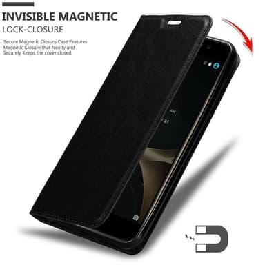 ZTE Nubia N1 LITE lommebokdeksel case (svart)