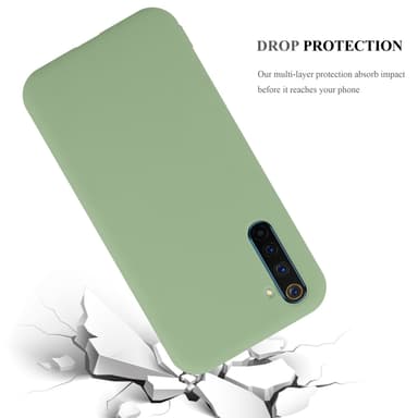 Deksel Realme 6 PRO Silikon cover (grønn)