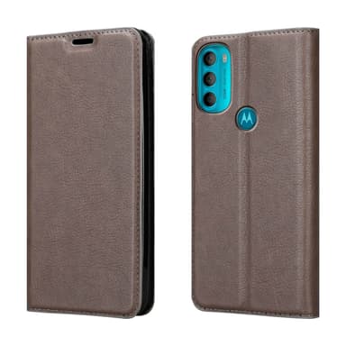 Motorola MOTO G71 5G lommebokdeksel case (brun)