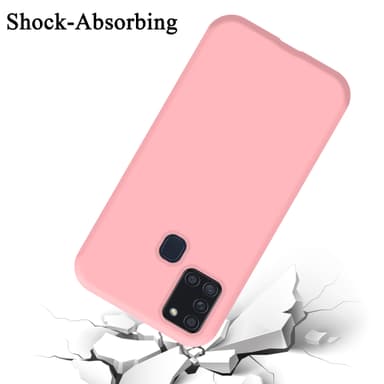 Samsung Galaxy A21s silikondeksel case (rosa)