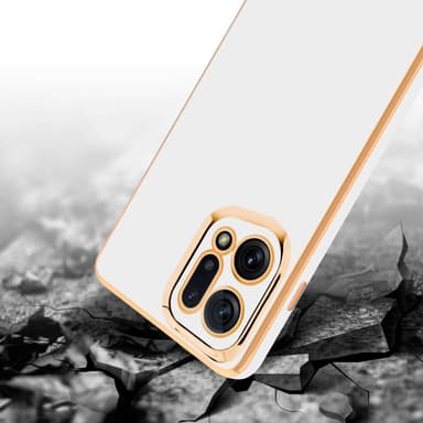 Oppo FIND X5 silikondeksel case (Hvit)