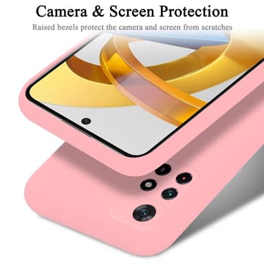 Xiaomi POCO M4 PRO 5G silikondeksel case (rosa)