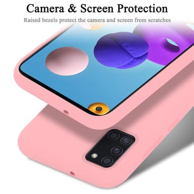 Samsung Galaxy A21s silikondeksel case (rosa)