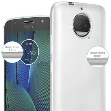 Deksel Motorola MOTO G5S PLUS Case Cover (sølv)