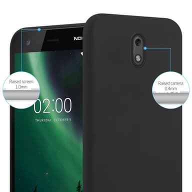 Deksel Nokia 2 2017 Silikon cover (svart)