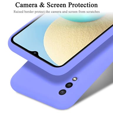 Samsung Galaxy A02 / M02 silikondeksel case (Lilla)