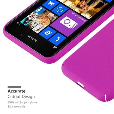 Nokia Lumia 925 Hardt Deksel Cover (rosa)