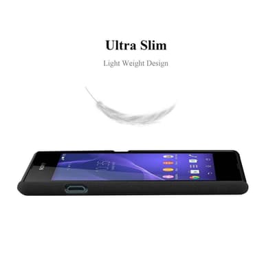 Sony Xperia E3 Hardt Deksel Cover (svart)