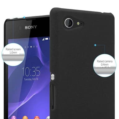 Sony Xperia E3 Hardt Deksel Cover (svart)