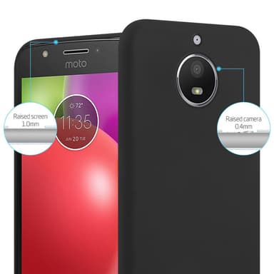 Deksel Motorola MOTO E4 Silikon cover (svart)
