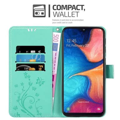 Samsung Galaxy A10e / A20e lommebokdeksel Blomster