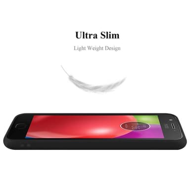 Deksel Motorola MOTO E4 Silikon cover (svart)