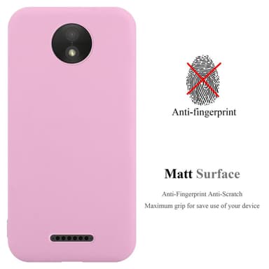 Deksel Motorola MOTO C Silikon cover (rosa)