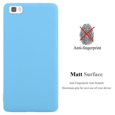 Deksel Huawei P8 LITE 2015 Silikon cover (blå)