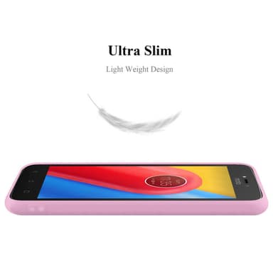 Deksel Motorola MOTO C Silikon cover (rosa)