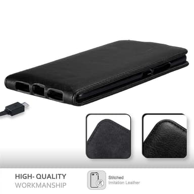 Huawei MATE S deksel flip cover (svart)
