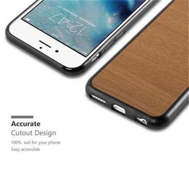 iPhone 6 / 6S Deksel Case Cover (brun)
