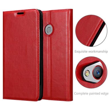 ZTE Nubia Z11 MINI S lommebokdeksel case (rød)