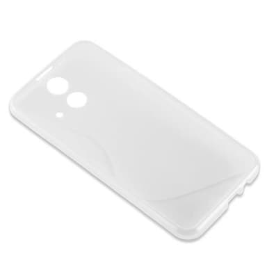 HTC ONE E9 silikondeksel case (gjennomsiktig)