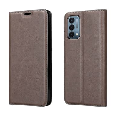 OnePlus Nord N200 5G lommebokdeksel case (brun)