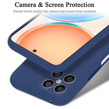 Honor X8 silikondeksel case (blå)