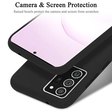 Samsung Galaxy NOTE 20 PLUS silikondeksel case (svart)