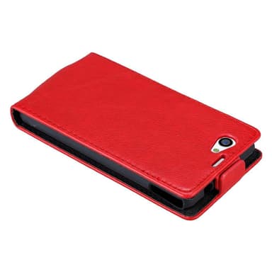 Sony Xperia Z1 COMPACT deksel flip cover (rød)