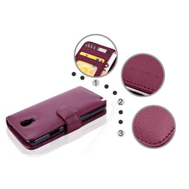 Samsung Galaxy NOTE 3 NEO lommebokdeksel case (lilla)