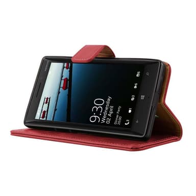 Nokia Lumia 929 / 930 lommebokdeksel etui (rød)