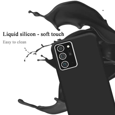 Samsung Galaxy NOTE 20 PLUS silikondeksel case (svart)