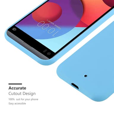 Deksel LG Q8 Silikon cover (blå)