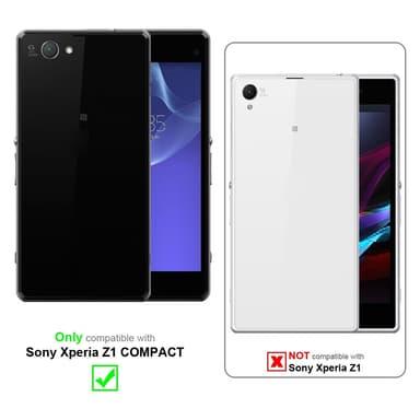 Deksel Sony Xperia Z1 COMPACT case (rød)