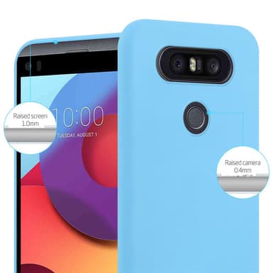 Deksel LG Q8 Silikon cover (blå)
