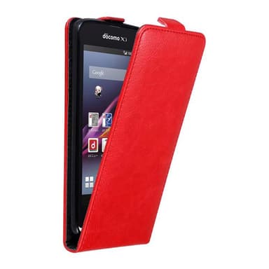 Sony Xperia Z1 COMPACT deksel flip cover (rød)