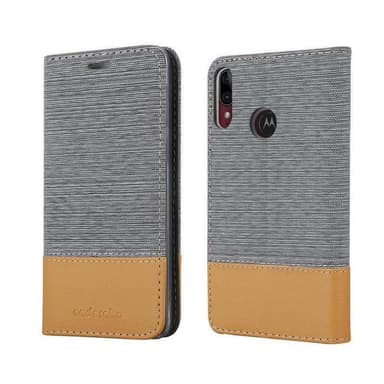Motorola MOTO E6 PLUS lommebokdeksel etui (grå)