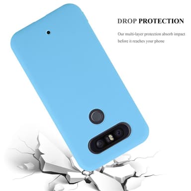 Deksel LG Q8 Silikon cover (blå)